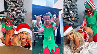 Baby Alien y Tanya Tehanna singando en Navidad