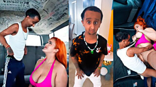 Baby Alien singando duro con una puta en el carro