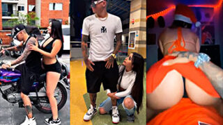 Juan David Urbano y Laura Natalia singando muy intenso