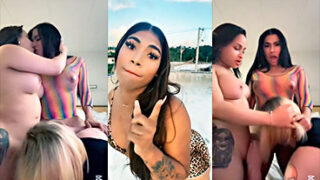 Dos trans dominicanos humillando sin pena al gringo gay