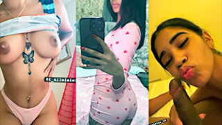 Dominicana Rainieli Ramos mamando tremendo guebo