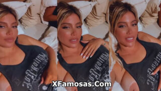 Wanda Nara Hotals de Argentina Show Nipple a Instagram Live