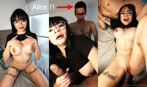 Alex Marin En Trio Con Un Güey Casi le Parte la Cola A La Novia