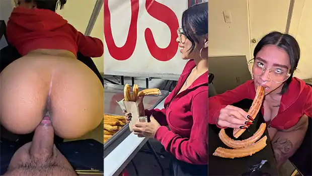 Mi novia se antoja de churros pero con mi leche