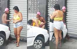 Bodeguero grabado con la puta de la esquina