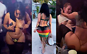 Dominicana Apocalipsis Encontró Una Lesbiana Muy Picante En La Disco