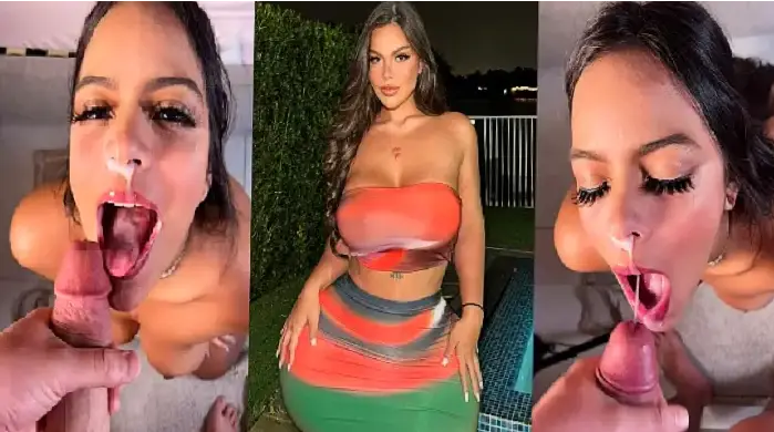 Gracie Bon recibe Lechita Caliente En la boca De Una Polla Pequeña