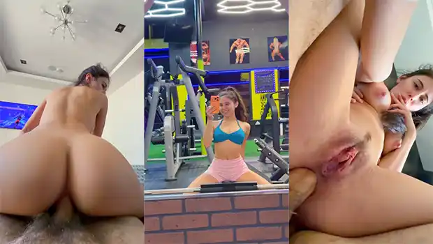 After the gym they go to have anal sex at his house