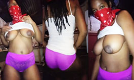 Haitiana dando su servicio rico, baile Erótico a un tiguere dominicano