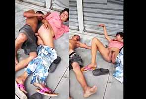Pareja de Vagabundo En La Calle de Mexico- Sex Púbico