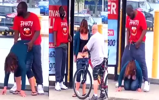 OMG-In public she is unfaithful to her husband