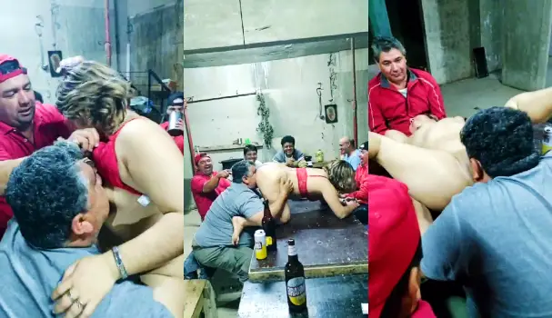 Obrero Disfrutando Con Una Señora Muy Cachonda