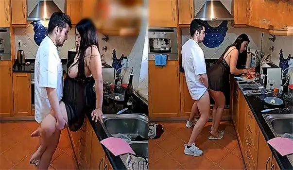 Follando Con Esposo, Nos Olvidamos de la Camara de Seguridad