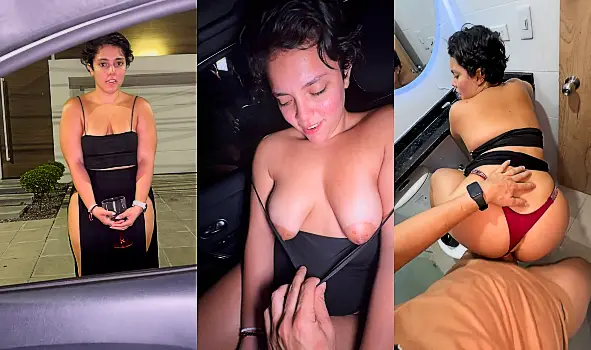 Chica borracha Con Gran Culo Seducida por El Uber Y Follada en Casa
