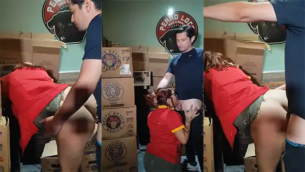 Follando con el jefe de la tienda mientras no hay clientes