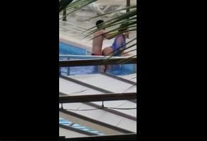 Dj de Bonao en Punta Cana follando en plena piscina
