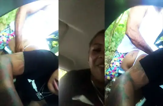 Dominicana dice ahí viene gente y sale corriendo