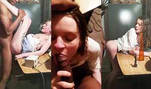 Fuerte anal a la novia de putita flaca