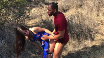 Outdoor Interracial Sex